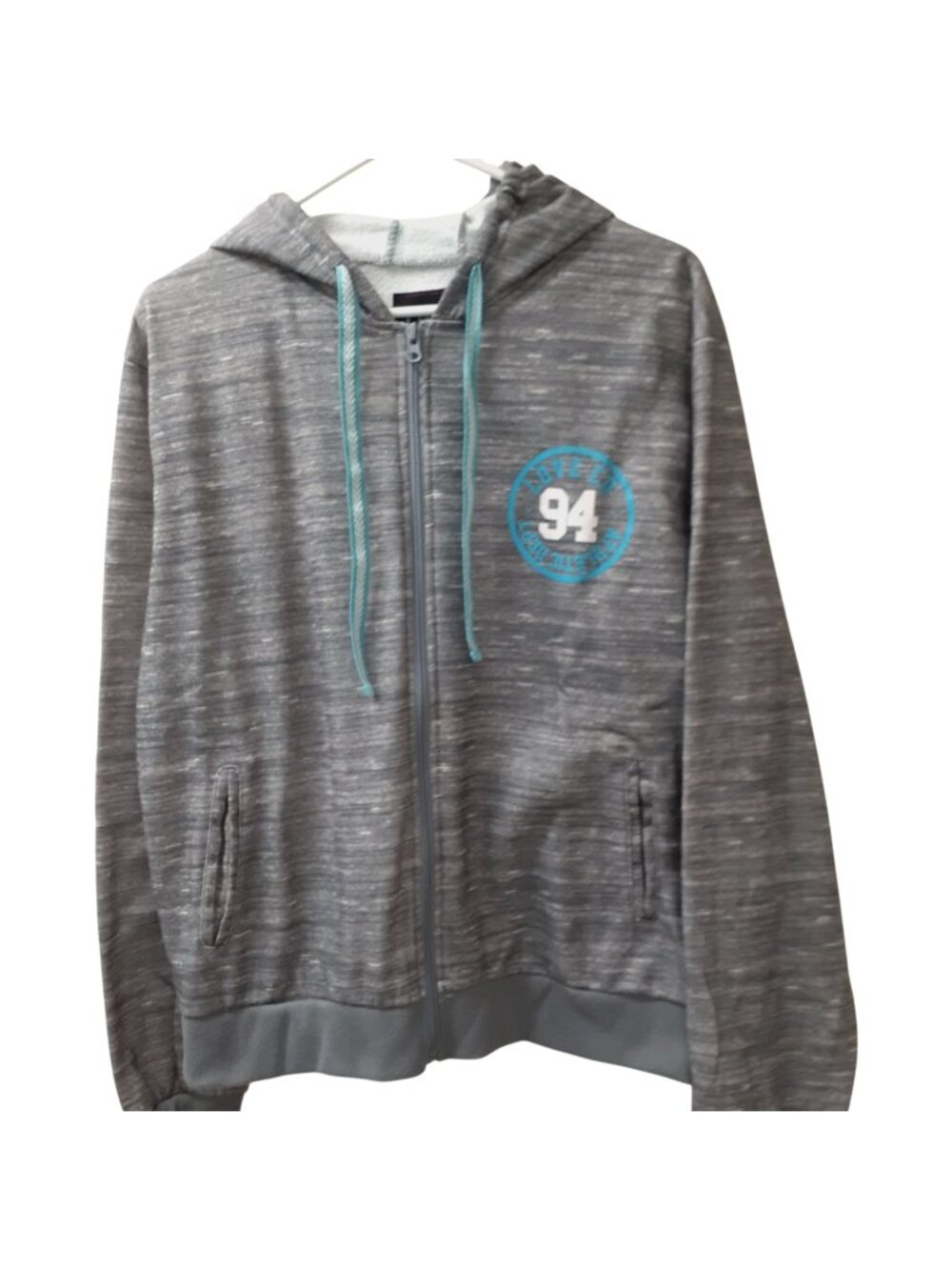 Love Love Love Athletic Dept 94 Full Zip Hoodie  Size 2X Gray NWOT
